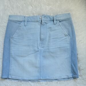 Light Blue Denim Skirt